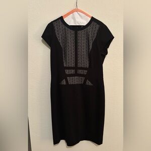 Classiques Entier Black and Gray Midi Dress